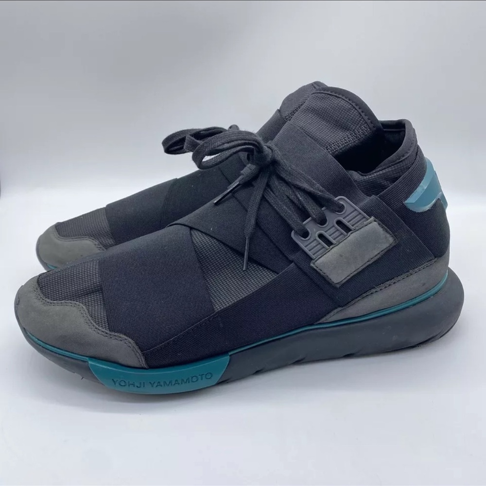 Adidas Y-3 Yohji Yamamoto Qasa High Chamel Grey Teal BB4735 y3 boost Size 10.5